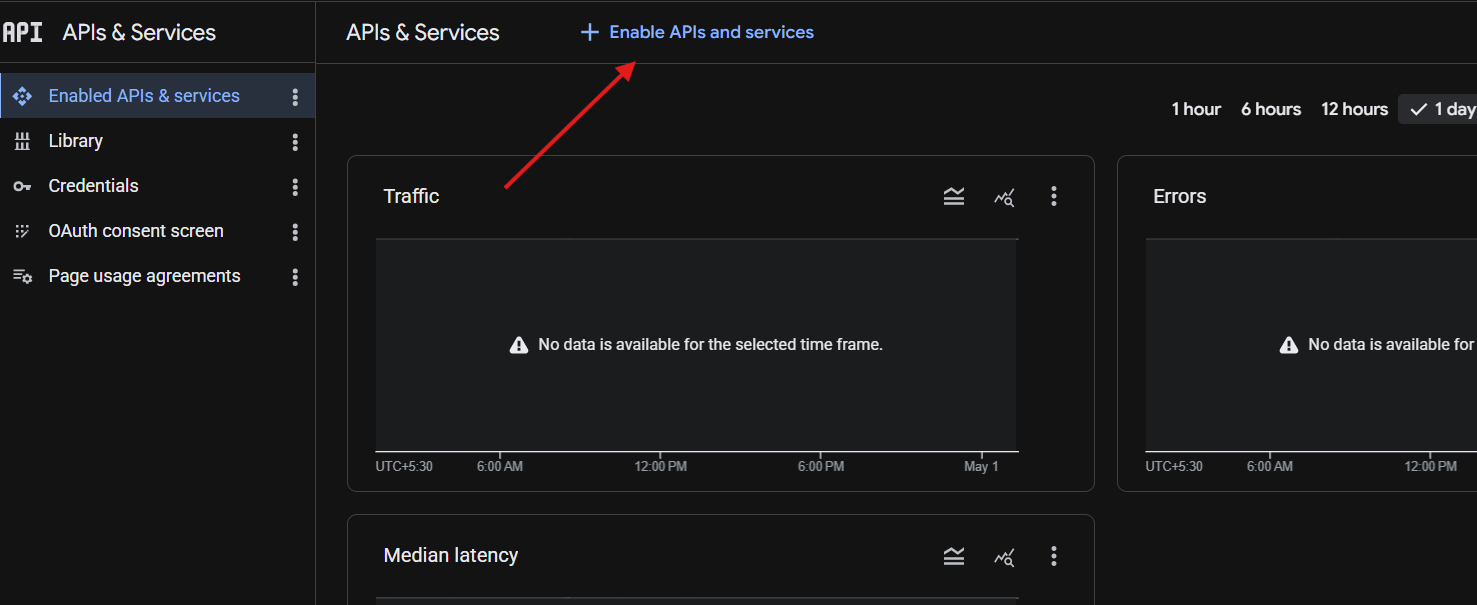 Open API Library and search for Google Drive API